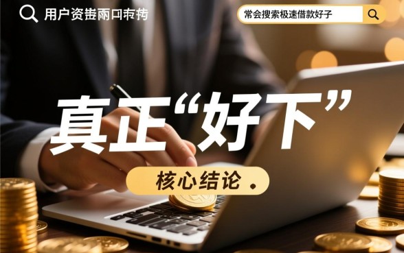 极速借款好下的网贷口子有哪些，2026秒批容易通过的网贷平台