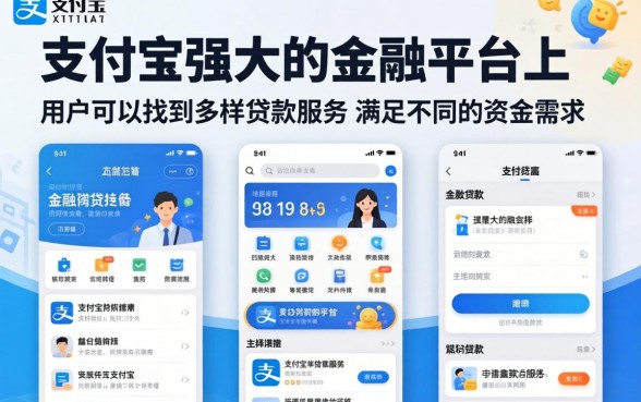 支付宝贷款种类繁多，包括微粒贷、借呗等，具体可查看支付宝APP。