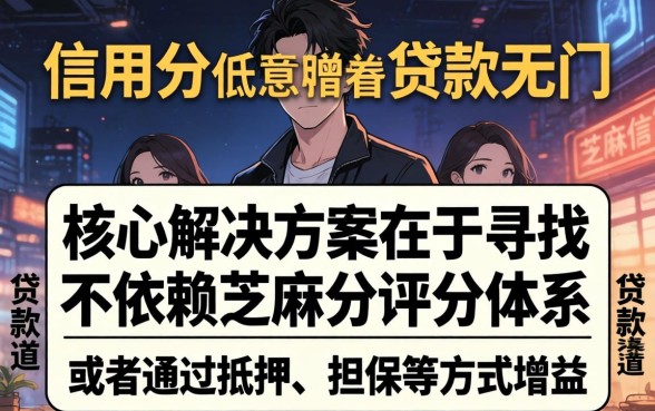 芝麻信用分低用什么能贷款？有哪些靠谱平台推荐？