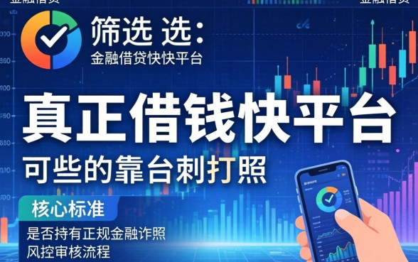借钱快的平台有哪些可靠的？正规靠谱的借款平台推荐