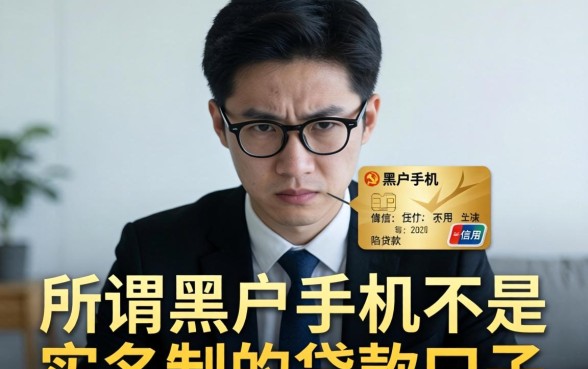 黑户手机不是实名制的贷款口子有哪些？揭秘无需实名手机号的黑户贷款渠道