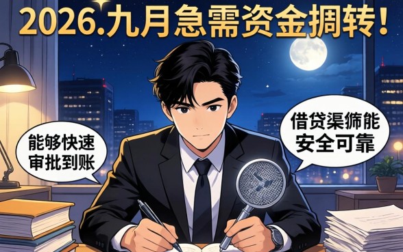 2026年九月夜晚秒下款的口子有哪些？2026年九月夜晚秒下款的口子推荐