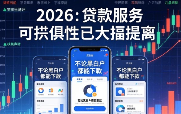 黑白户秒下款的口子有哪些？2026年不看征信必下款的口子推荐