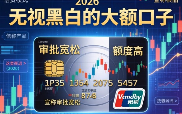 2026年无视黑白的大额口子，无视黑白大额贷款平台有哪些靠谱推荐？