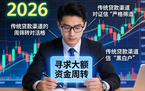 2026年无视黑白的大额口子有哪些？2026年无视黑白的大额口子怎么申请