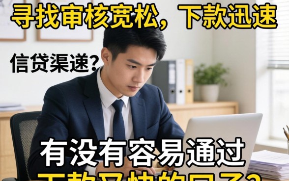 有没有容易通过下款又快的口子？快速借款口子推荐，秒下款贷款平台
