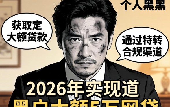 2026黑户如何申请5万网贷口子？黑户大额5万网贷口子有哪些靠谱平台？
