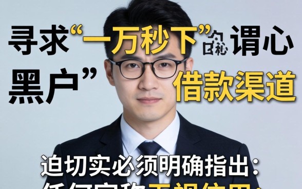 黑户一万秒下的借款口子有哪些？黑户借款一万秒下款的口子真实存在吗？