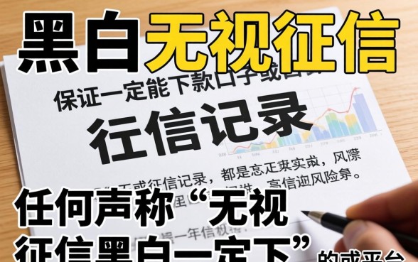 无视征信黑白口子真的存在吗？无视征信秒下款的口子有哪些？