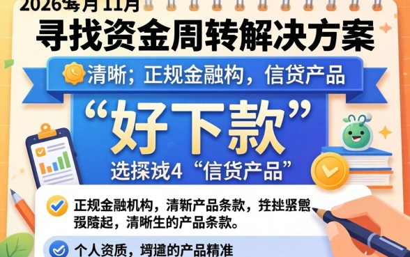 2026年11月好下款的口子有哪些？2026年11月好下款的口子推荐