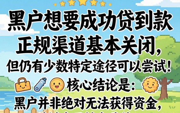 黑户贷款哪里能下款？黑户秒下款的口子有哪些