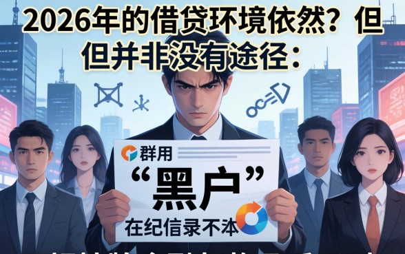 2026年黑户贷款哪家强？黑户容易下款的口子有哪些？