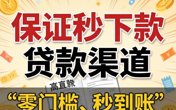 真的存在无门槛秒下款的口子吗，无门槛秒下款口子是真的吗