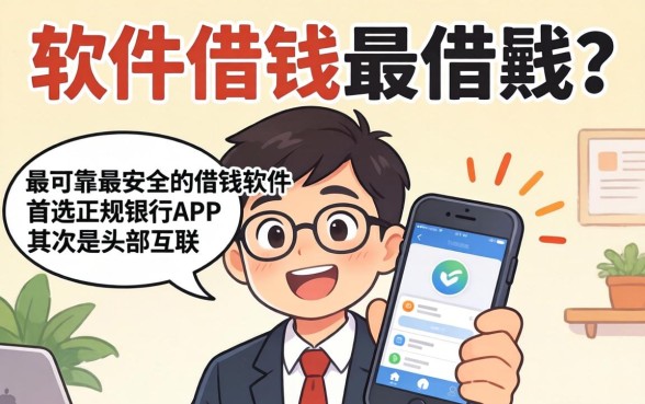 哪个软件借钱最可靠最安全，正规借贷软件哪个好？