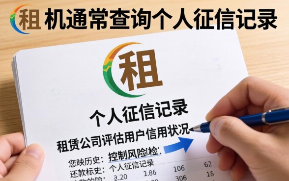 租机需要查征信吗？租机征信查询对个人信用有影响吗？