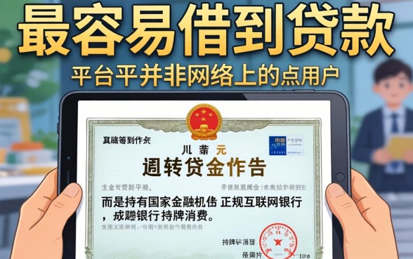 哪个平台容易借贷款几千元，小额贷款哪个容易下款