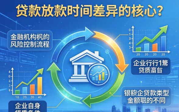 企业贷款放款时间为何会有差异？企业贷款多久能到账及放款流程详解