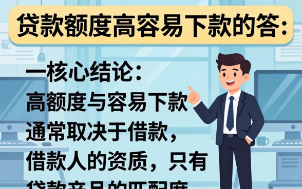 有什么贷款额度高容易下款，哪个平台通过率高？