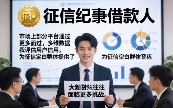 没有征信记录也能借到大额贷款？无征信贷款怎么申请？