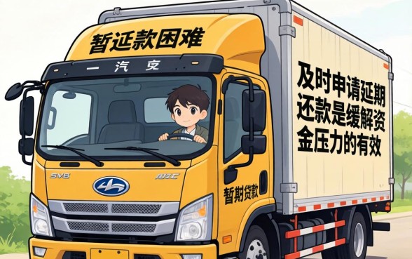 一汽解放车怎么申请延期还款，解放车贷延期还款流程详解