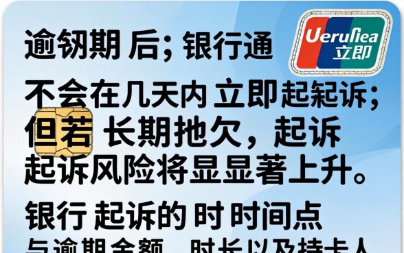 信用卡不还一般几天会起诉呢？逾期多久会被银行起诉？