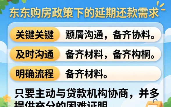 大东购房政策延期还款怎么办？详解延期申请流程与条件