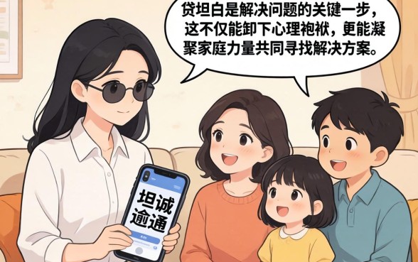 贷款逾期怎么向家人坦白信息，贷款逾期如何向家人坦白沟通技巧