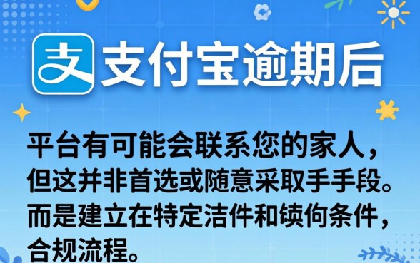 支付宝逾期会通知家人吗？支付宝逾期多久会联系紧急联系人