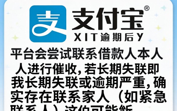 支付宝逾期会联系家人吗？支付宝逾期多久会联系紧急联系人