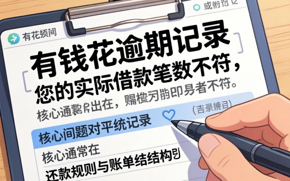 有钱花逾期和借款笔数不一样？解析有钱花逾期与借款笔数差异原因