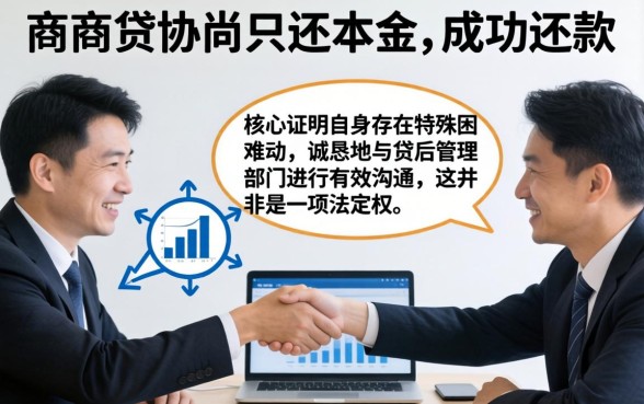 网商贷协商只还本金怎样还款，网商贷协商只还本金怎么操作流程