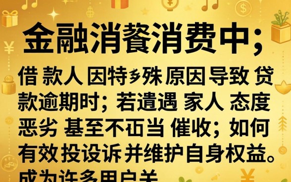 逾期后家人态度恶劣怎么投诉，逾期被家人辱骂如何维权