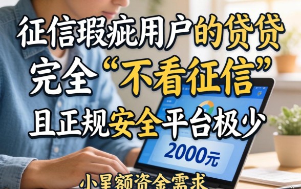 急借2000借款不看征信哪里有？黑户秒下款口子是真的吗？