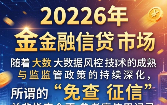 免查征信的正规平台有哪些，不看征信的小额贷款哪里申请最快
