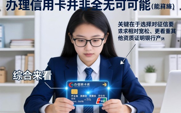 征信差哪家银行可以办信用卡，征信差如何申请信用卡成功率高