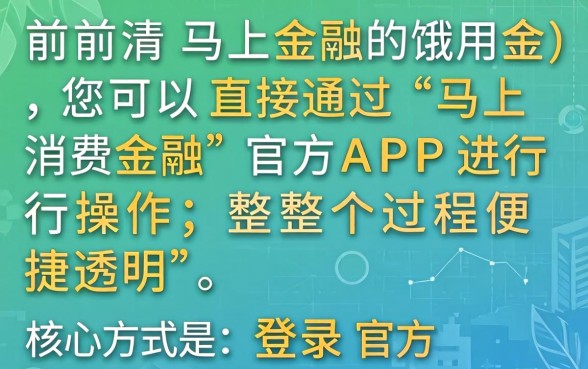 马上金融饿用金怎么提前还款，饿用金提前还款流程详解