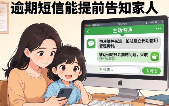 逾期短信提前告知家人怎么办？如何应对催收联系家人？