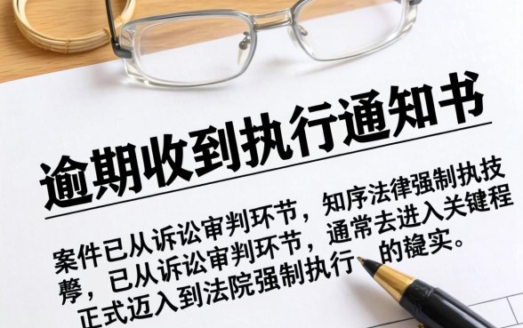 逾期收到执行通知书是第几步？执行通知书逾期处理流程详解
