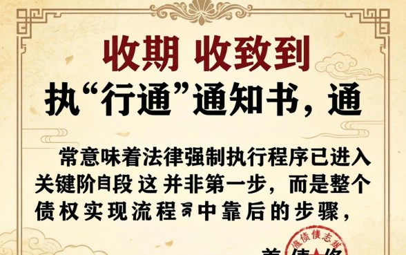 逾期收到执行通知书是第几步？逾期执行通知书是强制执行的第几步？