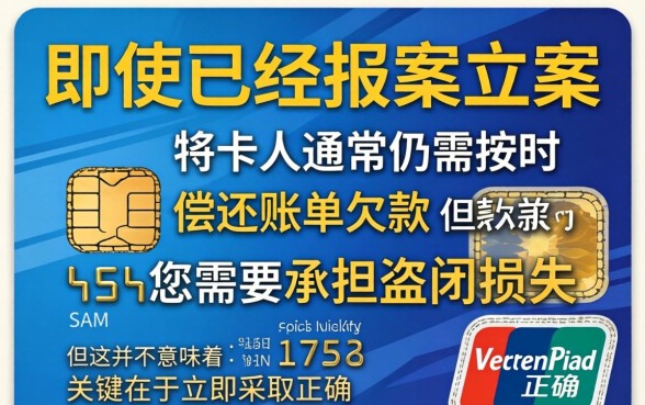 信用卡被盗刷立案后还要还款吗？信用卡被盗刷立案后如何处理？