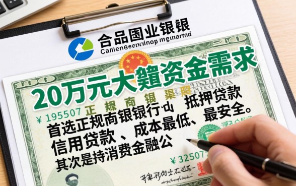 借钱200000在哪里借，正规渠道怎么申请利息低