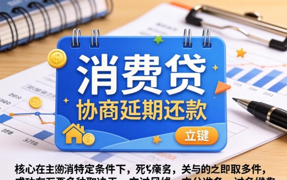 消费贷延期还款怎么申请？消费贷可以协商延期还款吗？