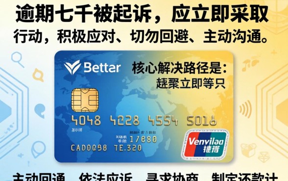 信用卡逾期七千被起诉怎么办？教你应对策略，避免法律纠纷