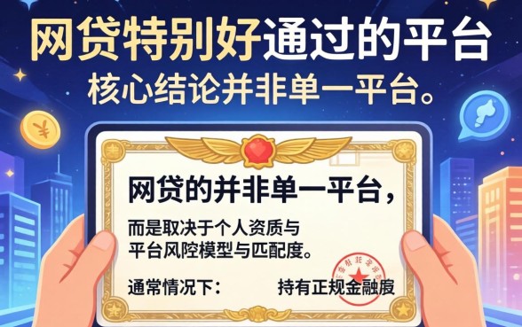 哪些网贷特别好通过的平台，2024容易下款的口子有哪些？