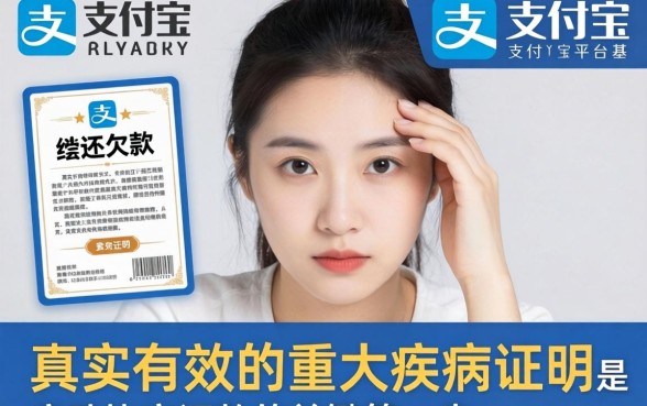 支付宝协商还款重大疾病证明需要什么材料？支付宝协商还款重大疾病证明怎么开？