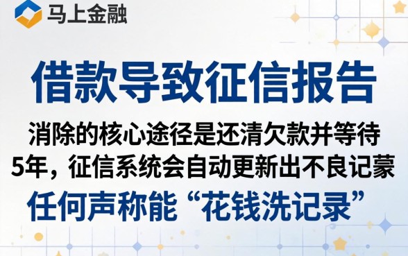 被马上金融上征信了怎么消除？征信记录消除方法与修复步骤详解