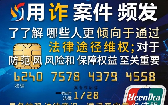 信用卡诈骗谁容易被起诉？信用卡诈骗立案标准与高发人群解析