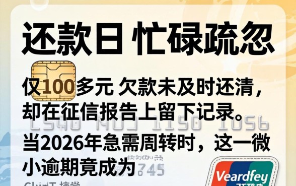 信用卡逾期100多块怎么办？信用卡小额逾期如何处理