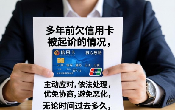 信用卡逾期被起诉如何应对？多年欠款被起诉解决办法