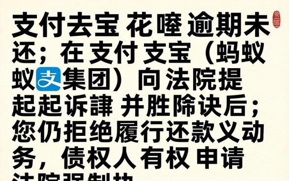 支付宝花呗起诉会冻结财产吗，花呗逾期被起诉会冻结银行卡吗